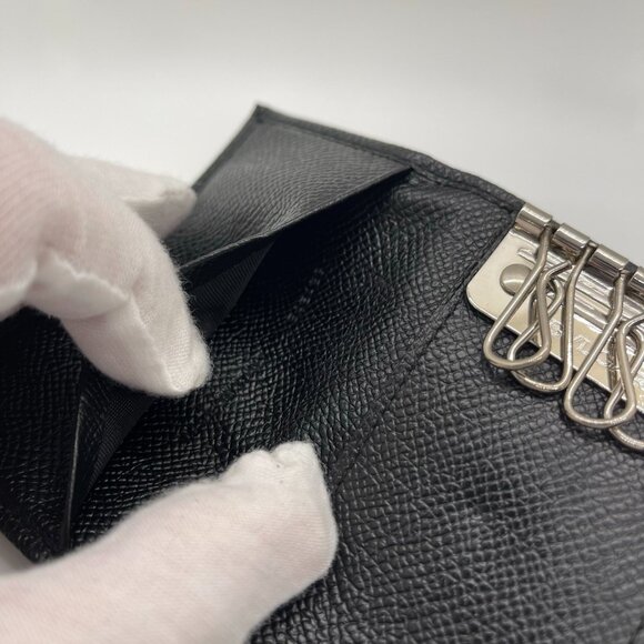 Bvlgari excellent condition authentic Key Case Black ring Made in Italy Bulgari - Picture 10 of 14